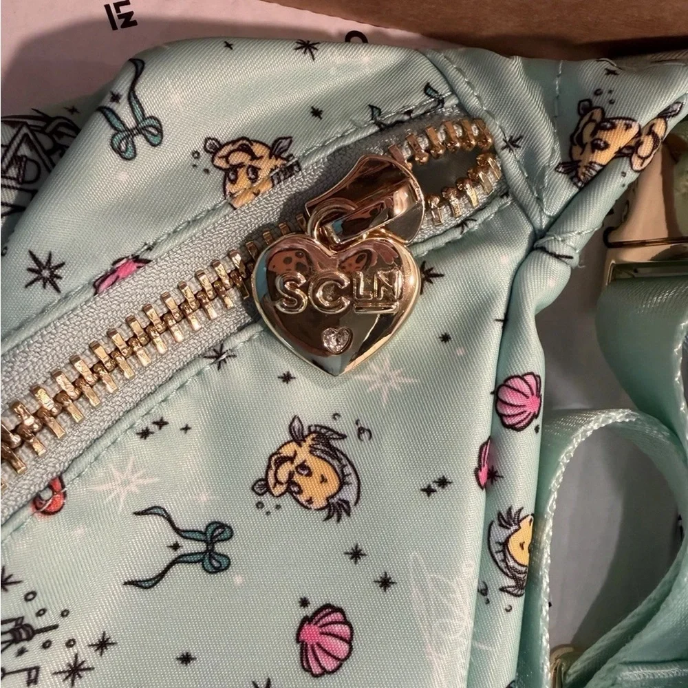 Stoney Clover Lane Mint Ariel Pattern Kids Crossbody Bag